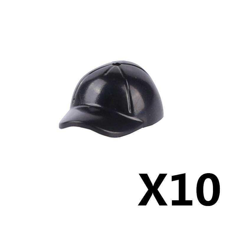 MOC Figure Soldato Città Casco Blocchi da Costruzione Accessori Cappellino da Baseball Sci Cappello da Strega Cowboy Ufficiale USA Bandito Mattoncino Giocattolo Regalo J022