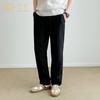 Pantalones Casuales Rectos 100% Lino para Hombre