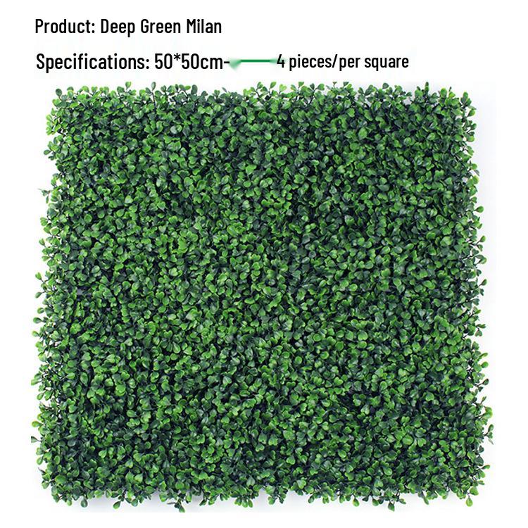 Flame-Retardant Green Wall: Anti-Aging Lawn Decoration for Malls & Backgrounds