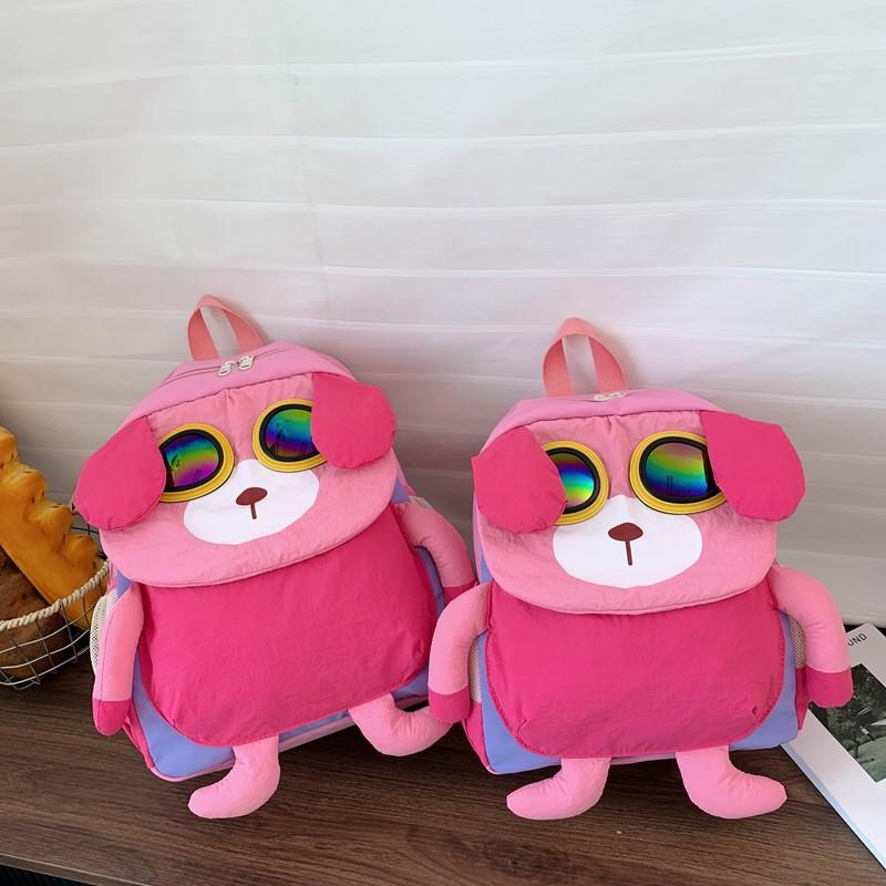 Schoolbag Fashion Children's Backpack Girl Boy Baby Outdoor Travel Light Burden Reduction Backpack Cute Cute Pet Out Bag