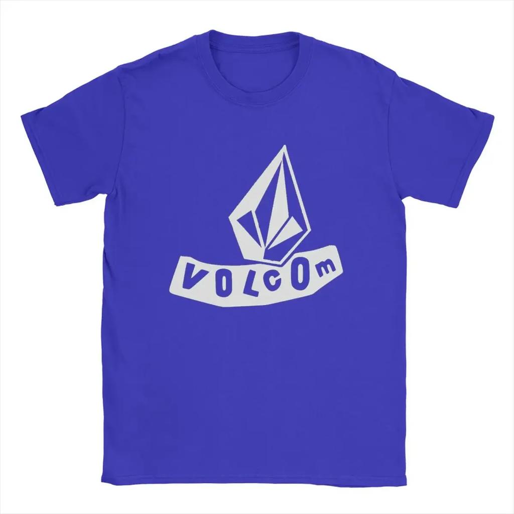 Funny Stylish Classic Cotton Tops Unique Short Sleeve Crewneck Tee Men 2024 Volcoms The Newest Logo T Shirts  Gift Idea T-Shirts