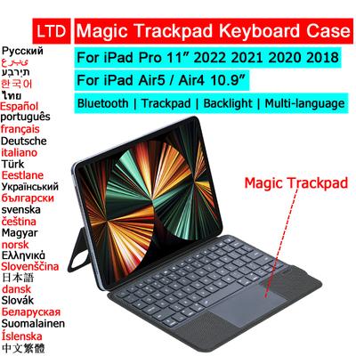 Bluetooth Magic Keyboard Case For iPad Pro 11 2022 2021 2020 Air 5 4 10.9 Tablet Case