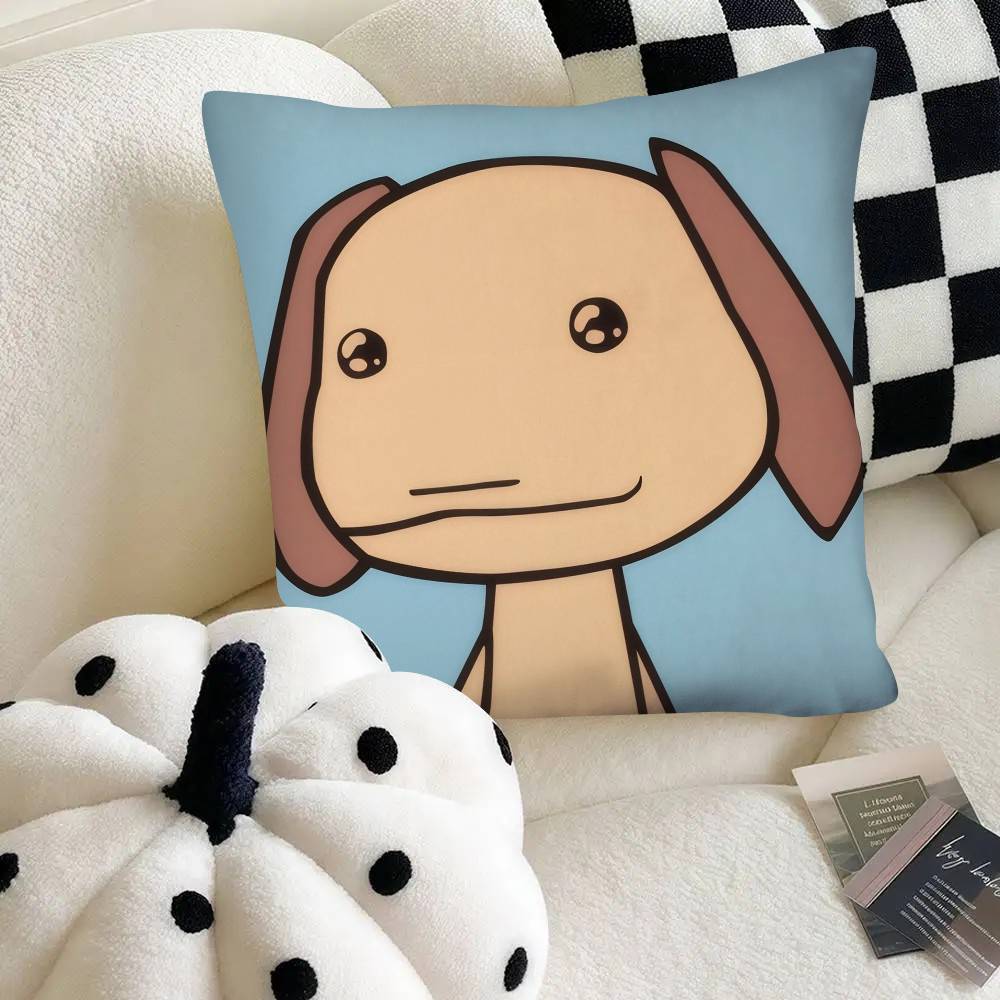 Cute Cartoon Toro Inoue Kawaii Cat Pillow Case Square Pillow Bedroom Sofa Leisure Comfort Cushion Car Home Decoration