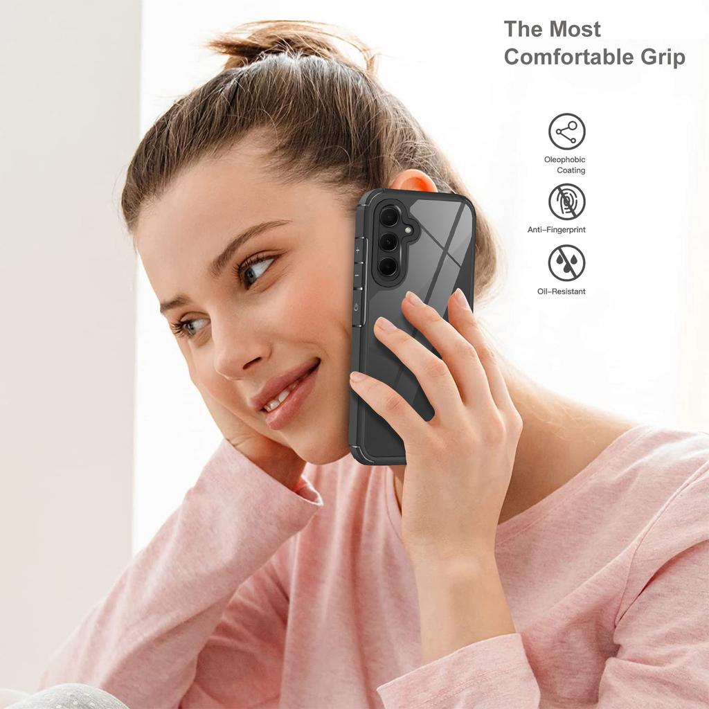 For Samsung Galaxy A34 5G Case Drop Protection PC+TPU Phone Back Cover