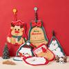 Christmas Coral Velvet Cleaning Towel Snowman Bathroom Hanging Hand Towel Absorbent Soft Dishcloth Kitchen Cleaning Cloth Rag