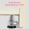 4x Furniture Levelers Adjustable Leveling Feet Heavy Duty Furniture Leg Pad for Table Leg Furniture Feet Cabinets Raiser