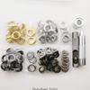 Grommets Eyelets Kits Tool Metal Grommet Kits Install Tool with Storage Box 3XUF