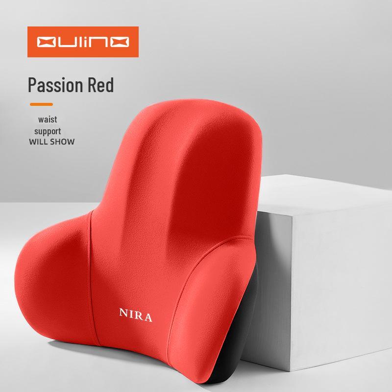 Ergonomický bederní podpůrný polštář pro kancelářskou židli a auto