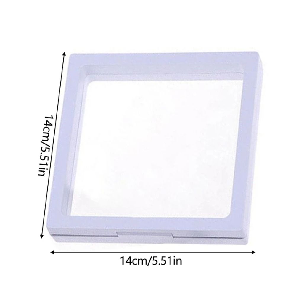 Reusable Flower Plant Display Frame 3D Transparent Jewelry Storage Case  Sample Exhibition Stand