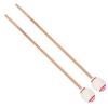 1 Pair Marimba Mallets Portable Maple Handle Wool Ball Sticks Percussion Playing AccessoriesWhite Ball