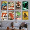 Motorcycle Vintage Poster Metal Plate Cafe Racer Festival Race Bred Motorcycle Metal Tin Signs Wall Decor Riders Club Man Cave