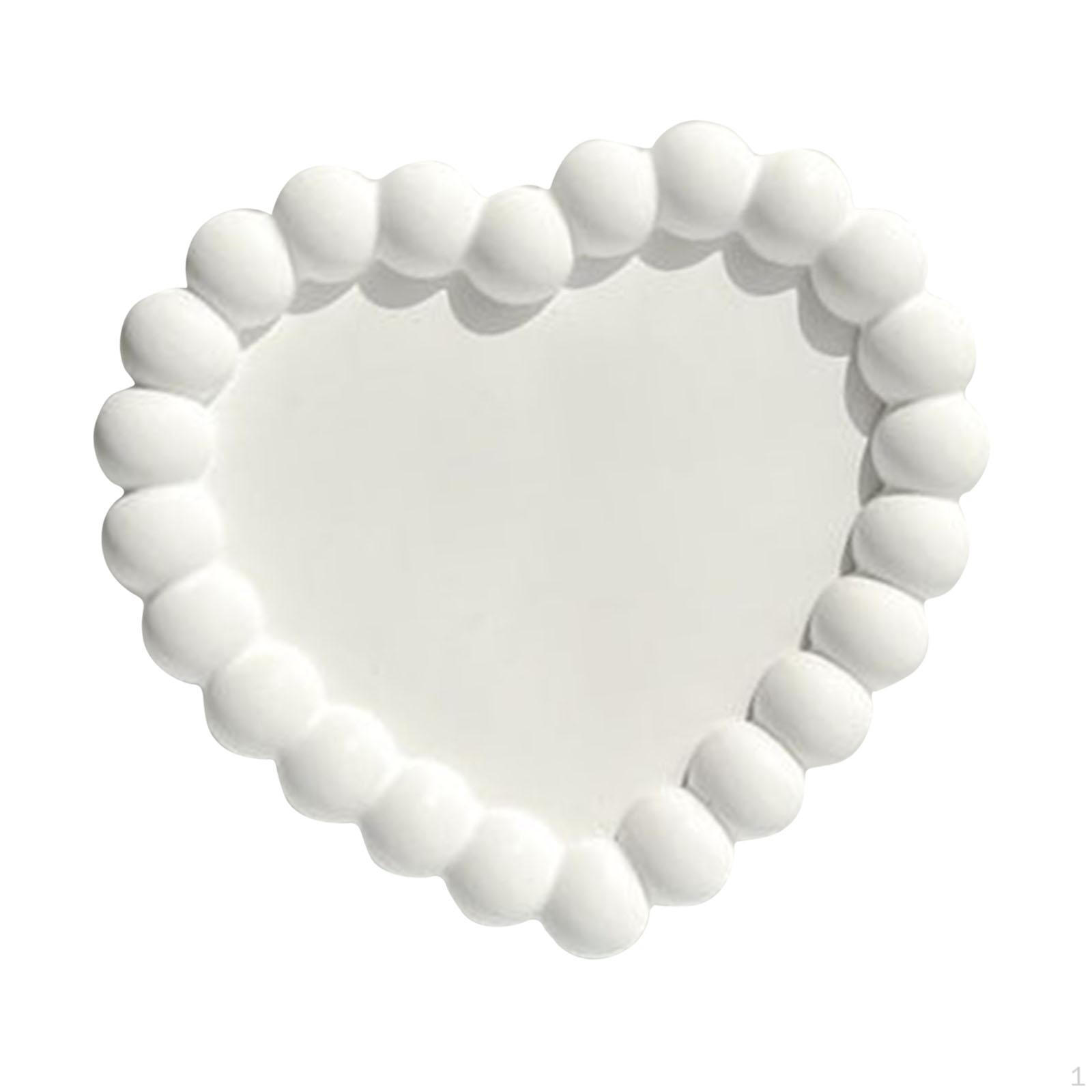 Elegant Vanity Tray for Home Decor And Organization heart