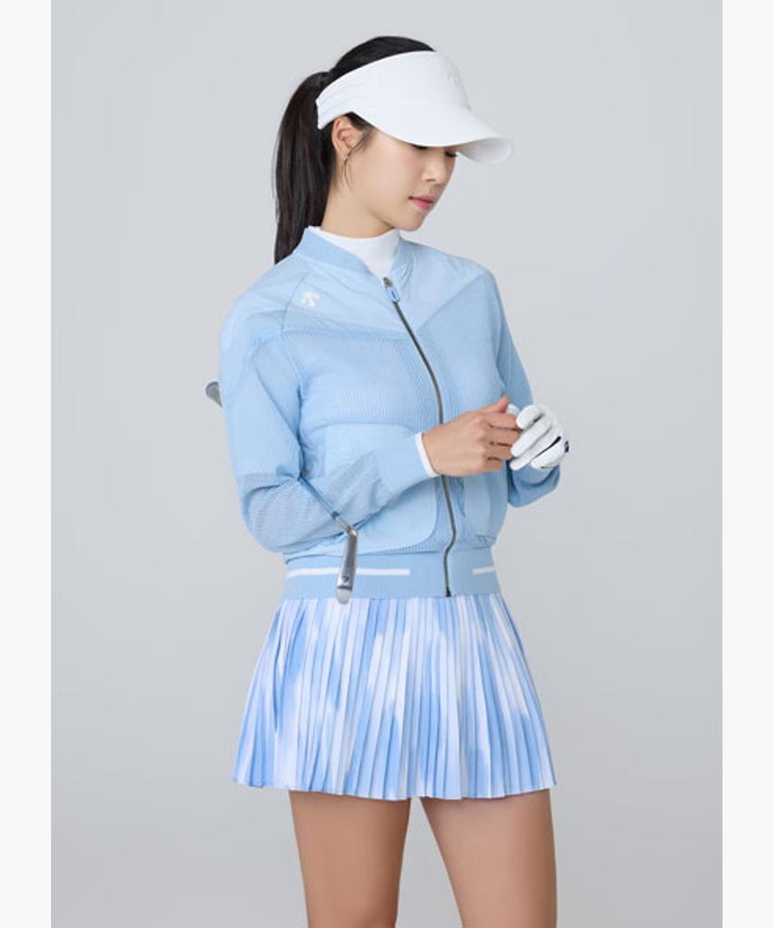 DESCENTE GOLF Women'S Mesh Full-Zip Cardigan Dr22Wfko4Z