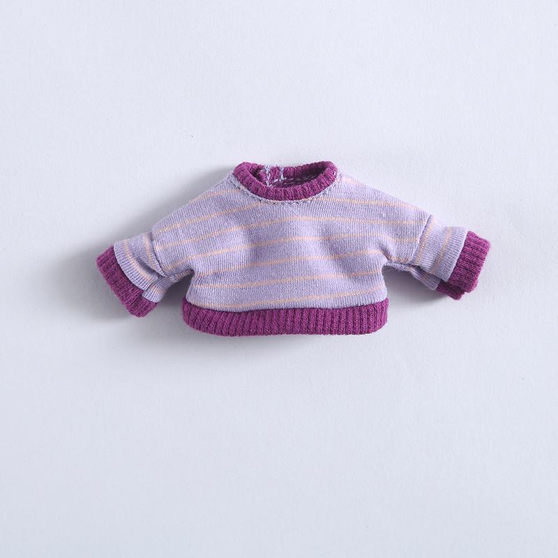 

bjd clothes ob11 baby clothes striped sweater for: obitsu11, Molly, GSC body 1/8 1/12 bjd, , Yuan Nai, BJD doll accessories