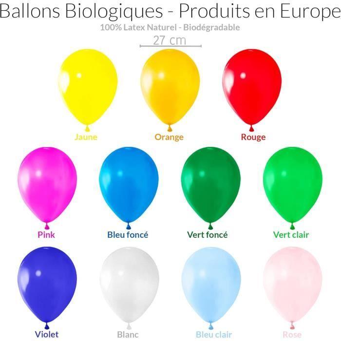 Birthday Balloons - Craft Bear - 100 Pieces - Natural Rubber - Made In Europe - Helium Compatible