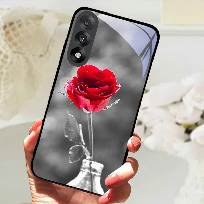 För OnePlus Nord 5 5G Stötsäker Mobilskal Härdat Glas Baksida För OnePlus Nord5 Capa Bumper Fundas Skyddande Skal
