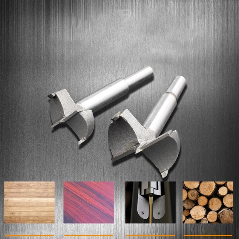 High-precision Forstner Wood Boring Hole Saw Auger Opener Triangular Cutter Tool Drill Bit For Smooth Drilling