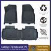 Eco-friendly TPE Floor Mats for Cadillac XT5: Odorless, Double Layer, Wear-resistant Interior Protection