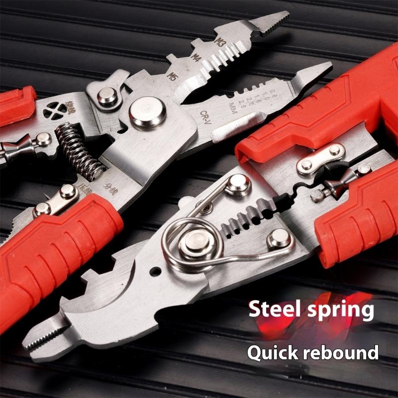 Electric Stripping Pliers Suitable for Home Repair Professional Use Cable Wire Cutting Stripping Efficient Cord Handling