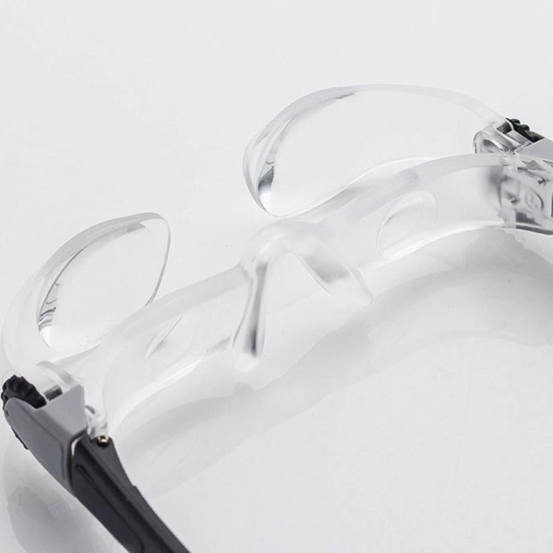 2.1x TV Glasses Distance Viewing Headband Magnifier Headset Magnification Glass