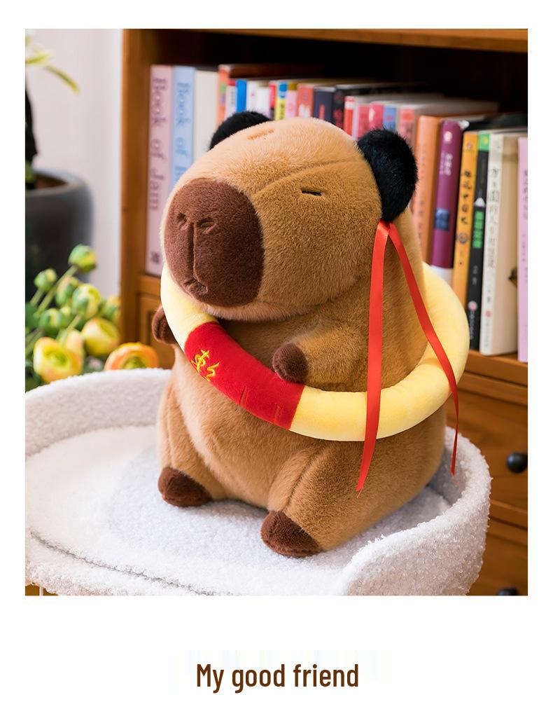 Nezha Capybara Cosplay Plush Toy - Cute and Soothing Gift for Babies