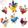 Halloween Rooster Inflatable Costume with Glasses