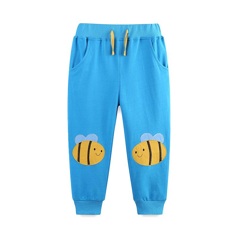 European Style Toddler & Young Children s Cartoon Bee Embroidered Sweatpants 110 cm 3120