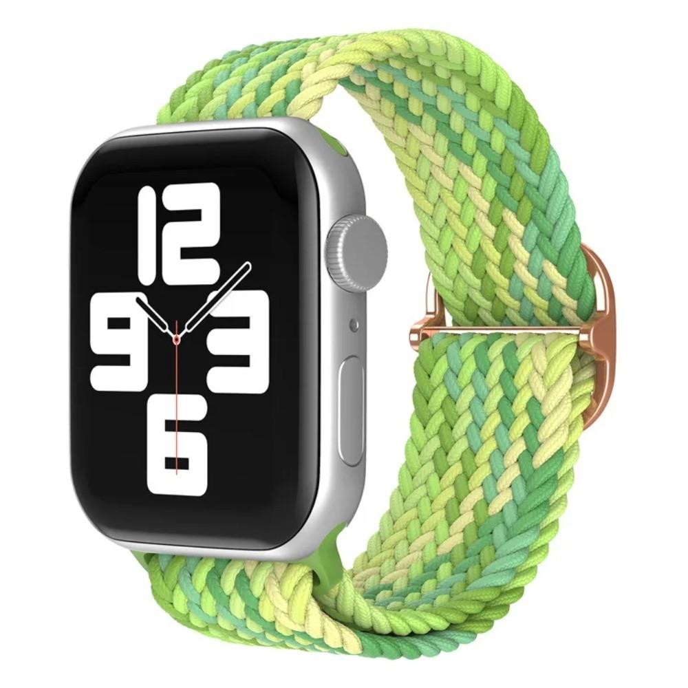 Braided Bracelet for Apple Watch Ultra 3 2 49mm 11 10 42/46mm Nylon Elastic Belt Bracelet for 9 8 7 41mm/45mm 6 5 4 SE3 40/44mm