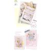Cute Hand Drawn Cat Glitter Washi Special Shaped Tape For Diy Journal Decoration