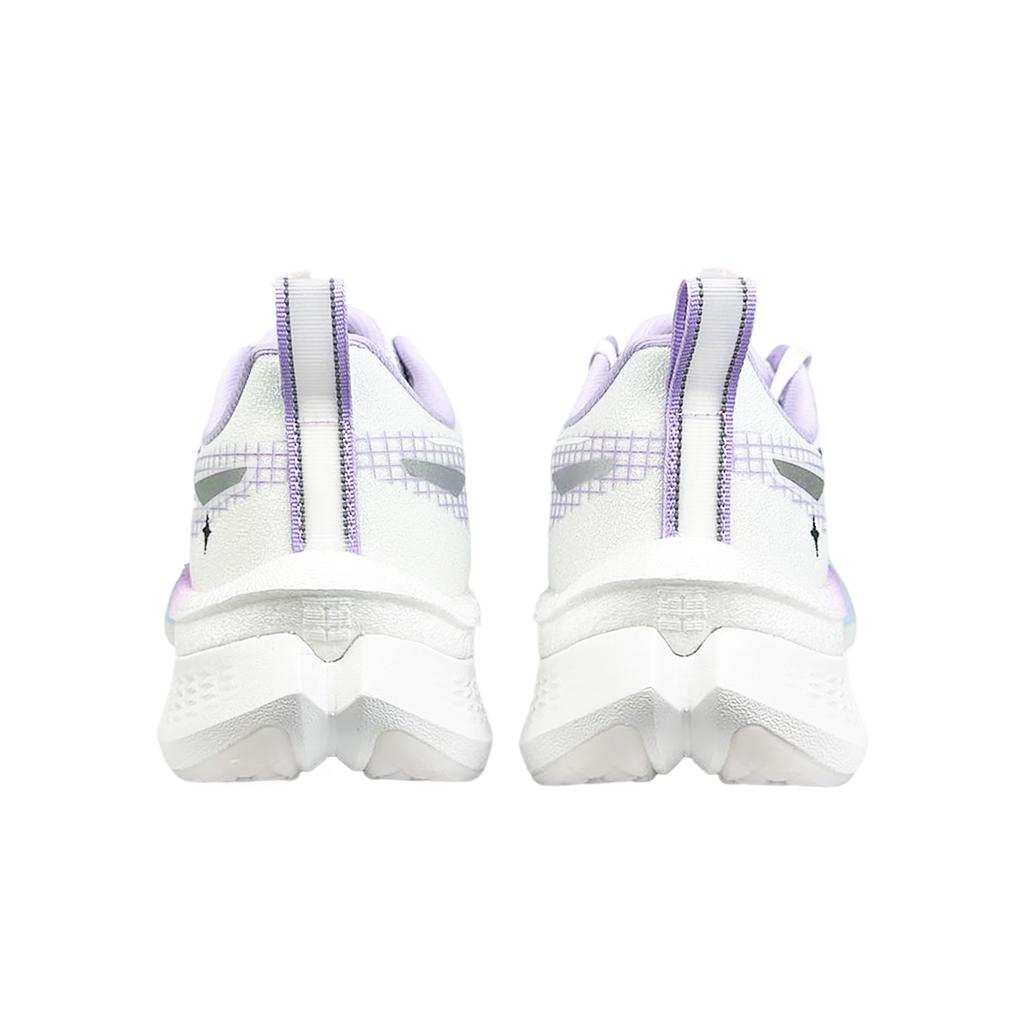 Li Ning Red Hare 7 Pro Cushioning Slip Resistant Breathable Lightweight Low top Running Shoes Men's White Purple ARPU001-7(Team373-)