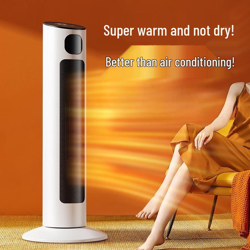 ZISIZ Smart Remote Standing Fan Heater