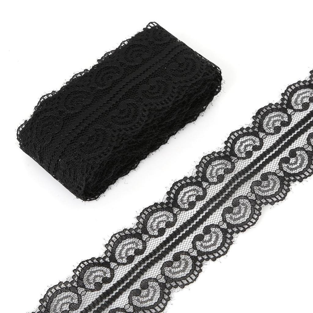 Koronka bez rozciągliwości - 5 jardów Dekoracyjny dodatek do odzieży DIY