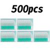 20/500pcs Disposable Soft Rubber Interdental Brush Teeth Cleaning Tool Dental Cleaning Between Toothbrush Oral Hygiene Care Tool