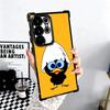 Calimero Cute Cartoon Duck Soft Phone Case For Samsung Galaxy S26 Ultra S25 Edge S24 FE S23 Plus S22 S21 + S20 Plating Anti-Fall