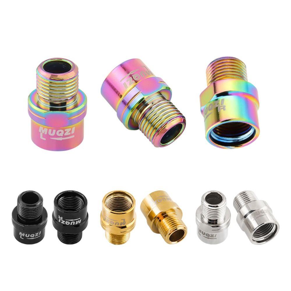 1 Pair Alloy Pedal Extender 16MM 9/16 Bicycle Pedal Extension Bolts Stable Lightweight Bike Pedal Axle Extenders Road Bicycle