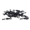 40pcs/Lot Anti Entanglement Sleeves Fishing Gear Accessories Fishing Tackle Leads Clip Fast Change Swivels Tail Rubber