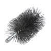 3pcs Furnace Pipe Wire Brush 30/50/80mm Boiler Brush Chimney Brush Pipe Brush Steel Wire Black Chimney Sweeping Brushes