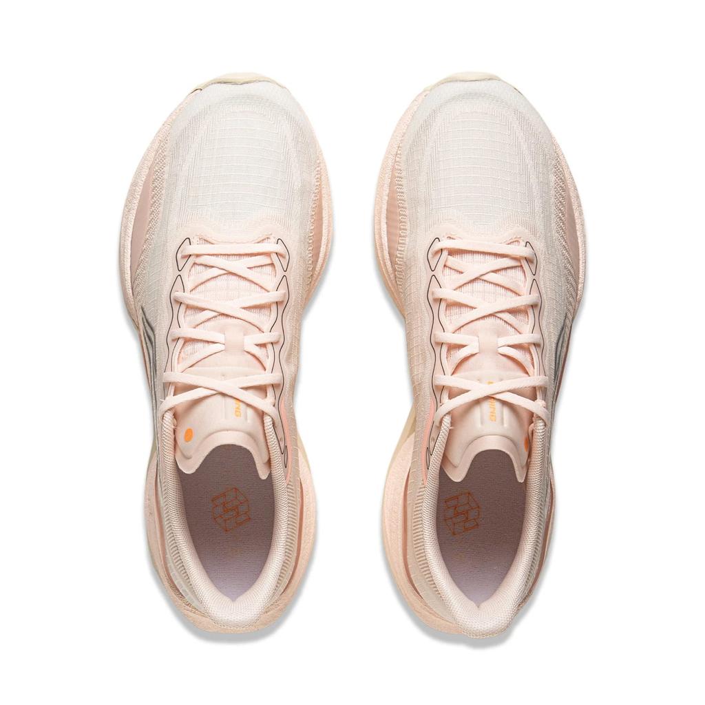 Li Ning Super Light 22 Running Shoes Women's Low Top Light Orange Petal ARBV002-61
