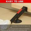 Swivel-Type Door And Board Lifter, Door Lifter Installation Tool, Black