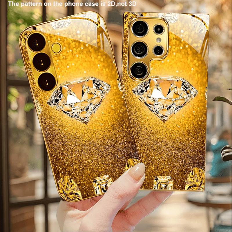 High-end PhoneCase Electroplated Glass TPU PhoneCase for Samsung Galaxy S26 S25 S24 S23 S22 S21 FE Ultra Plus Dropresistant