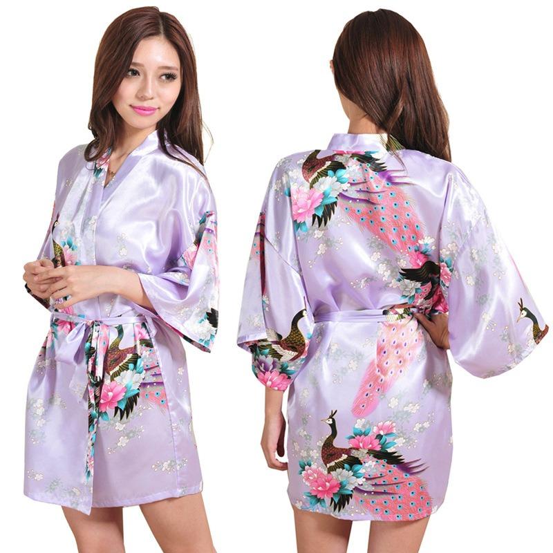 

Плюс Размер Женский Летний Свободный Кардиган Принт Короткая Пижама S светло-фиолетовый