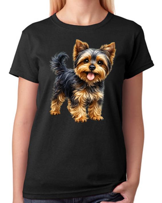 Yorkshire Terrier Dog Unisex T-Shirt Cute Yorkie Puppy Pet Lover Ladies Tee XXXL