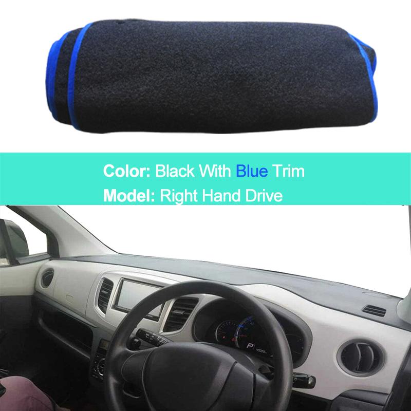 Car Dashboard Cover For Suzuki Wagon R V 2012-2017 Carpet Dashboard Pad Sun Protection UV Cushion Car Accessories 2015 2016 2017