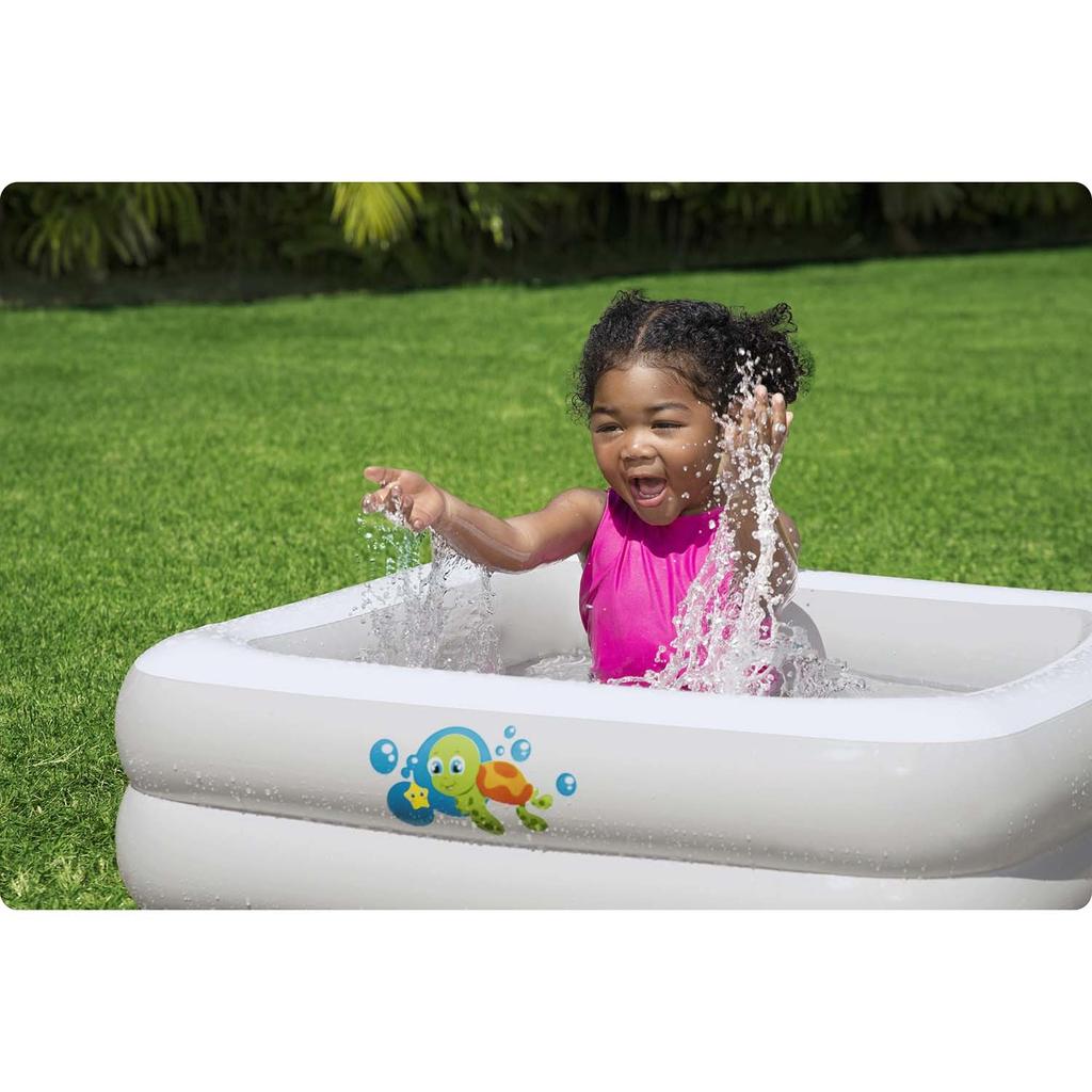 Aufblasbare Reisebadewanne für Kinder 86 X 86 X 25 cm Bestway 51116