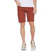 The Indian Garage Co Men Slim Fit Solid MidRise Chino Shorts Rust