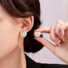 New Korean  Sweetness Luxury High Quality Love Earrings Girlfriend Gifts Banquet Women's Jewelry Earrings 2025