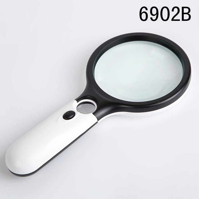 LED Handheld High Magnification HD Reading Magnifier for Seniors 6902
