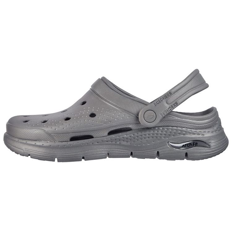 Skechers Arch Fit Valiant Casual Comfort Clogs Men clogs Gray 243160-CHAR 39.5