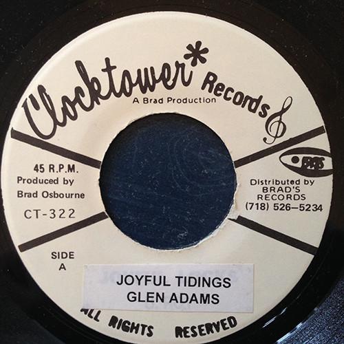 

7-дюймовая пластинка GLEN ADAMS - Joyful Tidings CT322 Clocktower Reco Регги, Ска и Даб Б/У