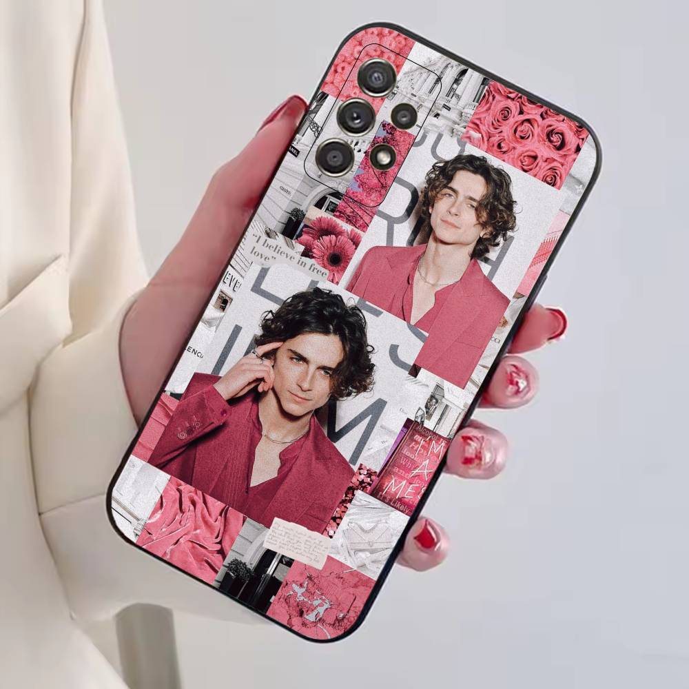 Hot Actor T-Timothee Chalamet Phone Case For Samsung S25,S24,S21,S22,S23,S30,Ultra,S20,Plus,Fe,Soft Silicone Black Cover